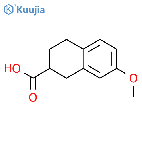 7-METHOXY-1,2,3,4-TETRAHYDRO-NAPHTHALENE-2-CARBOXYLIC ACID structure