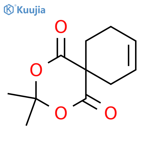 3,3-Dimethyl-2,4-dioxaspiro[5.5]undec-8-ene-1,5-dione structure