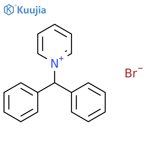 1-(Diphenylmethyl)pyridin-1-ium bromide structure