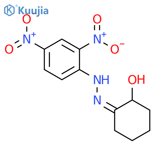 (2e)-2-[(2,4-dinitrophenyl)hydrazinylidene]cyclohexan-1-ol structure