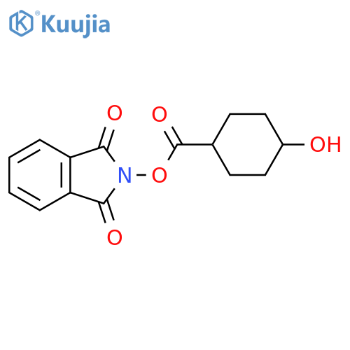 1,3-Dihydro-1,3-dioxo-2H-isoindol-2-yl 4-hydroxycyclohexanecarboxylate structure
