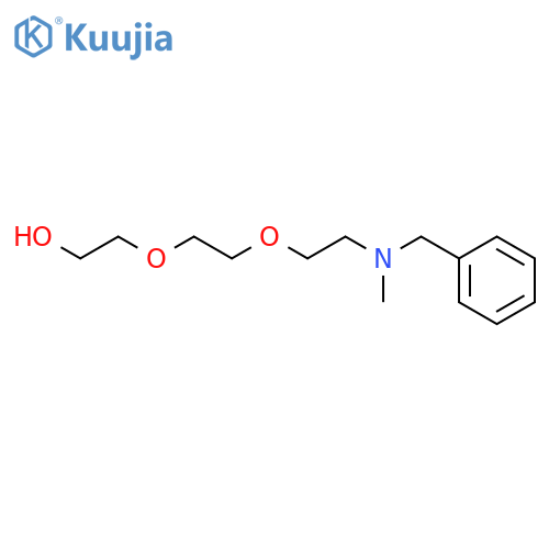 Ethanol, 2-[2-[2-[methyl(phenylmethyl)amino]ethoxy]ethoxy]- structure