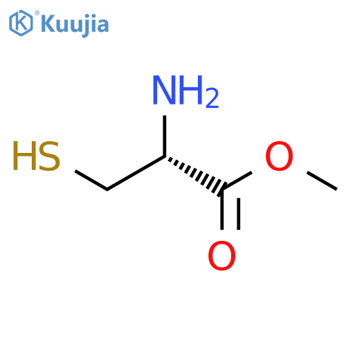 methyl (2R)-2-amino-3-sulfanylpropanoate structure
