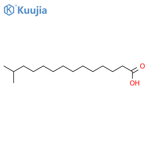 13-Methyltetradecanoic acid structure