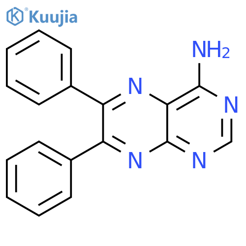 4-Pteridinamine, 6,7-diphenyl- structure