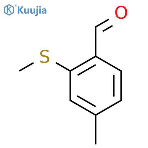 4-Methyl-2-(methylthio)benzaldehyde structure