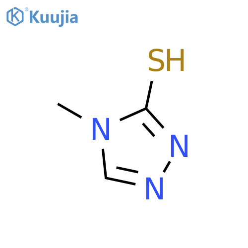 3-Mercapto-4-methyl-1,2,4-triazole structure