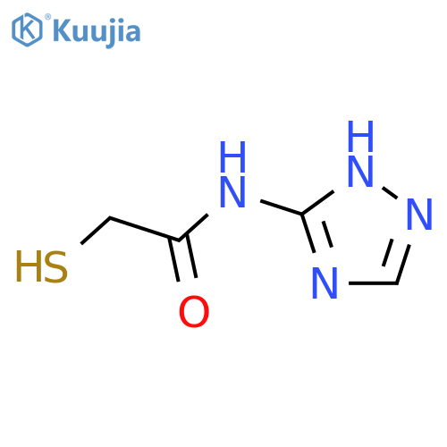 Acetamide, 2-mercapto-N-1H-1,2,4-triazol-3-yl- structure