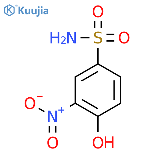 4-hydroxy-3-nitrobenzene-1-sulfonamide structure
