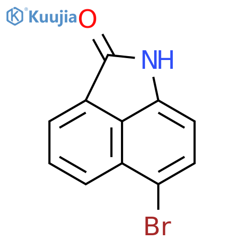 5-bromo-8-naphtholactam structure