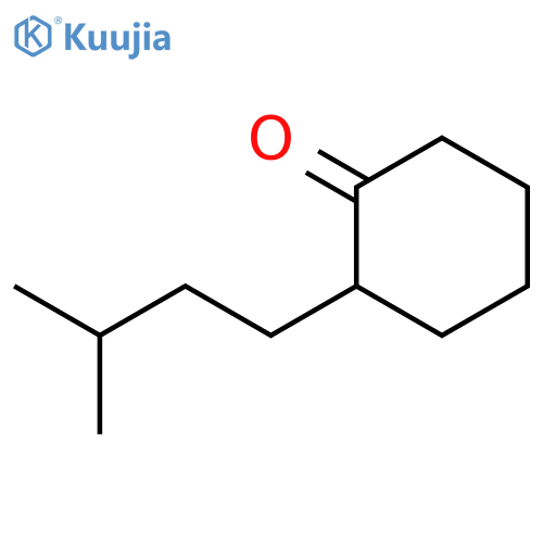 CYCLOHEXANONE, 2-(3-METHYLBUTYL)- structure