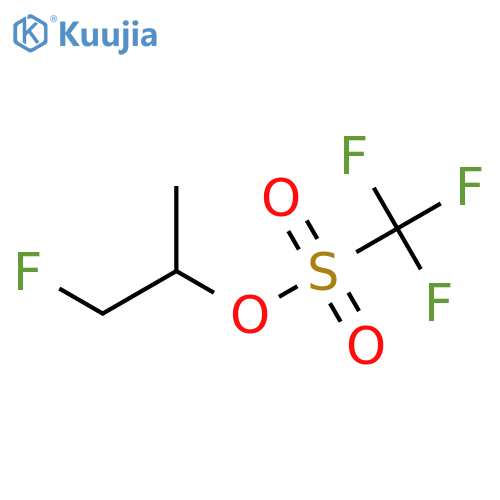 1-Fluoropropan-2-yl trifluoromethanesulfonate structure