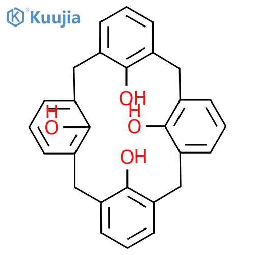 1,3,5,7(1,3)-tetrabenzenacyclooctaphane-12,32,52,72-tetraol structure
