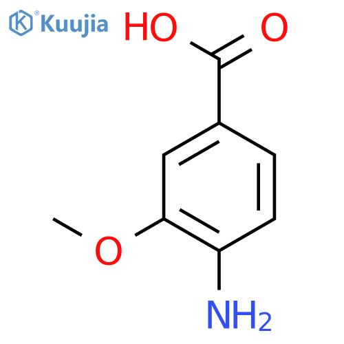 4-Amino-3-methoxybenzoic acid structure