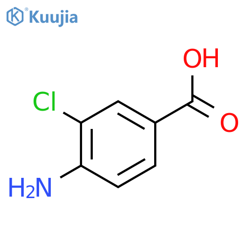 4-Amino-3-chlorobenzoic acid structure