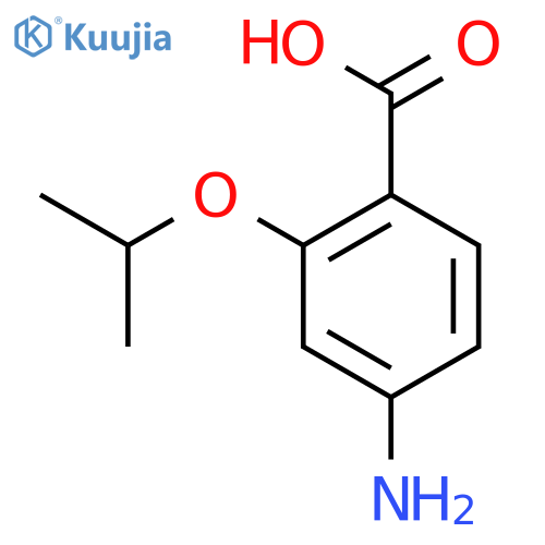 Benzoic acid, 4-amino-2-(1-methylethoxy)- structure