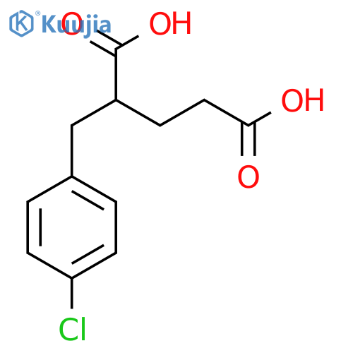 2-(4-Chlorophenyl)methylpentanedioic Acid structure