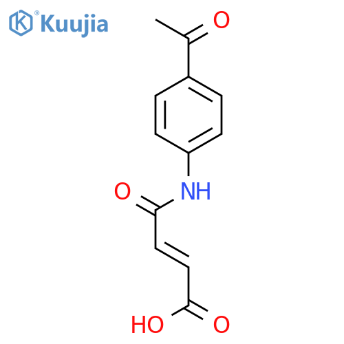 (2E)-4-(4-Acetylphenyl)amino-4-oxobut-2-enoic acid structure