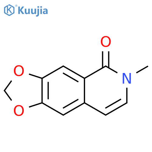 1,3-Dioxolo[4,5-g]isoquinolin-5(6H)-one, 6-methyl- structure