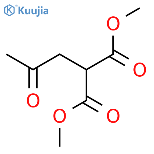 Dimethyl 2-(2-oxopropyl)malonate structure