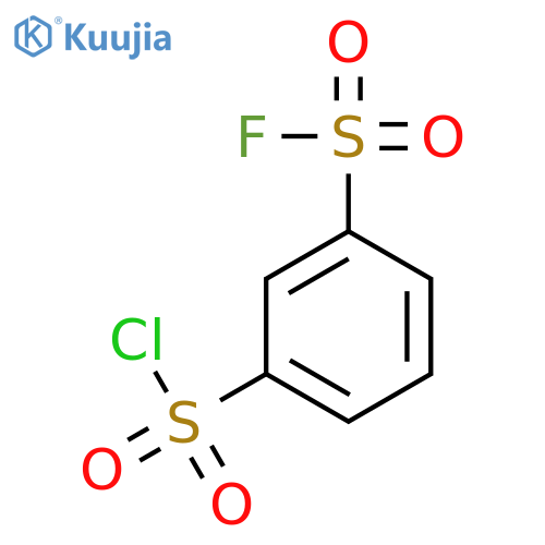 3-(chlorosulfonyl)benzene-1-sulfonyl fluoride structure