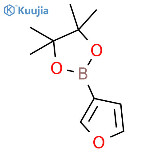 2-(furan-3-yl)-4,4,5,5-tetramethyl-1,3,2-dioxaborolane structure