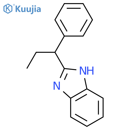 2-(1-Phenylpropyl)-1h-BenzoDImidazole structure