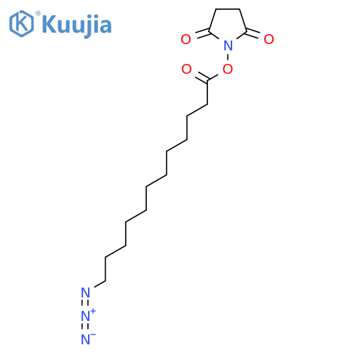 12-Azido-dodecanoyl-OSu structure
