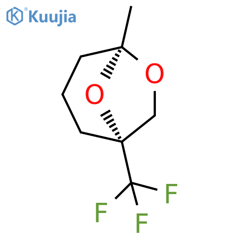 6,8-Dioxabicyclo[3.2.1]octane, 5-methyl-1-(trifluoromethyl)-, (1R,5S)- structure
