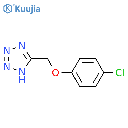 5-(4-chlorophenoxy)methyl-1H-1,2,3,4-tetrazole structure