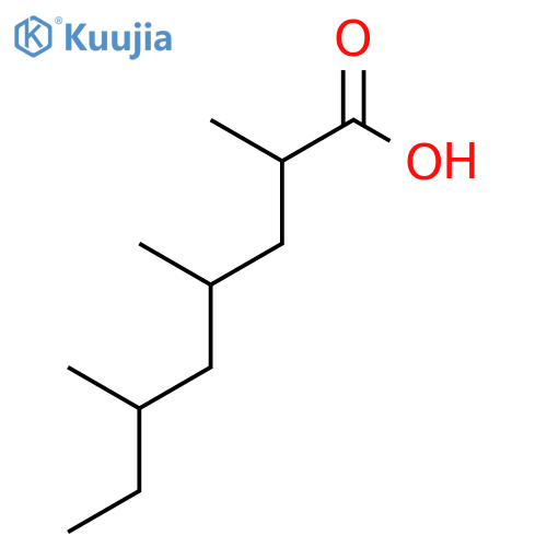 Octanoic acid, 2,4,6-trimethyl- structure