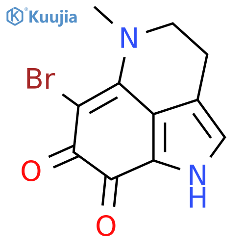 1,3,4,5-Tetrahydropyrrolo[4,3,2-de]quinoline-7,8-dione; 6-Bromo, N5-Me structure