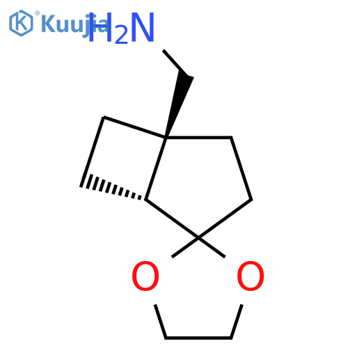 rac-1-(1R,5S)-spirobicyclo3.2.0heptane-2,2'-1,3dioxolan-5-ylmethanamine, cis structure