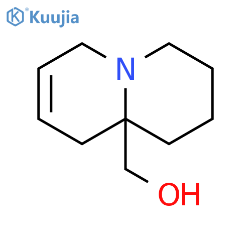 (2,3,4,6,9,9a-hexahydro-1H-quinolizin-9a-yl)methanol structure
