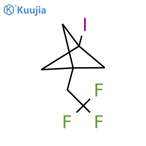 1-iodo-3-(2,2,2-trifluoroethyl)bicyclo1.1.1pentane structure