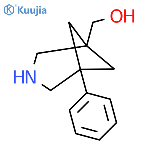 {5-phenyl-3-azabicyclo3.1.1heptan-1-yl}methanol structure