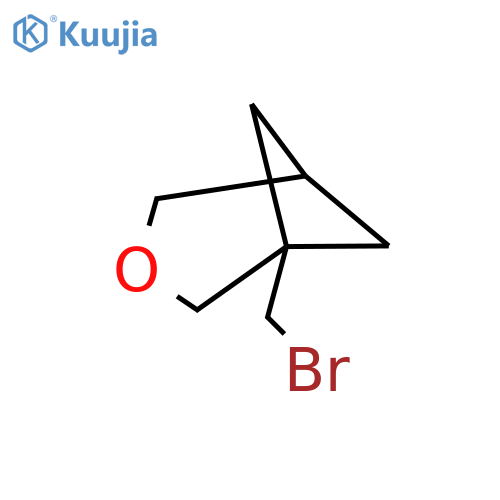 1-(bromomethyl)-3-oxabicyclo3.1.1heptane structure