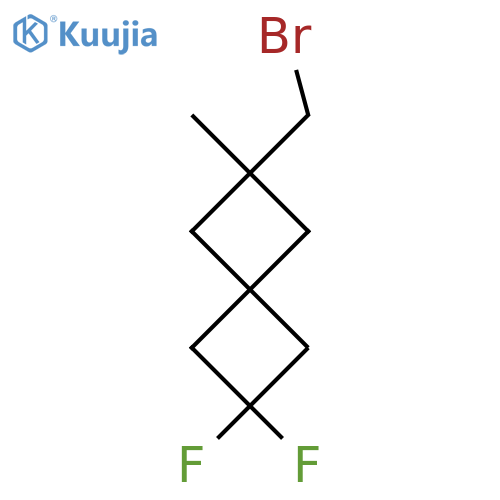 2-(bromomethyl)-6,6-difluoro-2-methylspiro3.3heptane structure