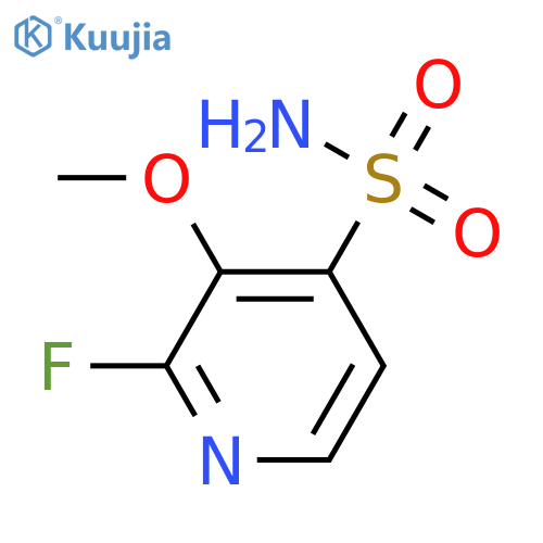 2-Fluoro-3-methoxypyridine-4-sulfonamide structure