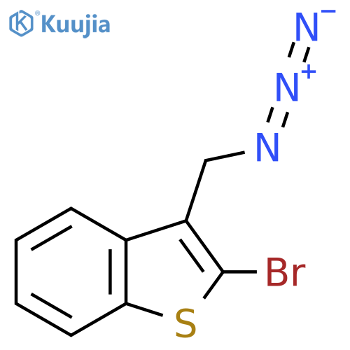 3-(Azidomethyl)-2-bromo-1-benzothiophene structure