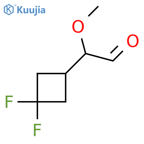 2-(3,3-Difluorocyclobutyl)-2-methoxyacetaldehyde structure