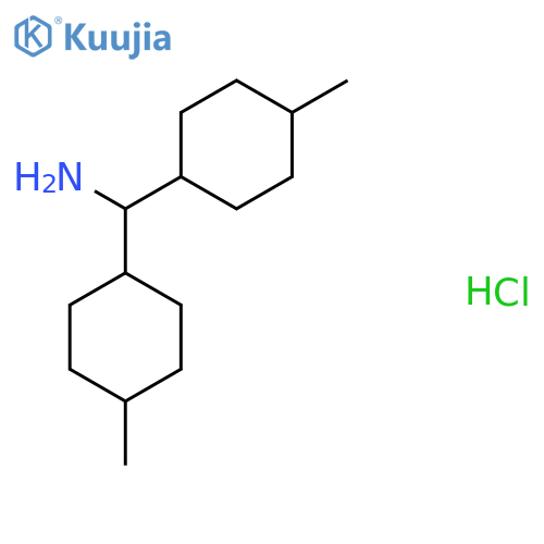 1,1-bis(4-methylcyclohexyl)methanamine hydrochloride structure