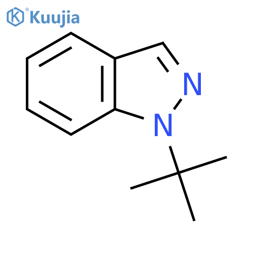 1-tert-butyl-1H-indazole structure