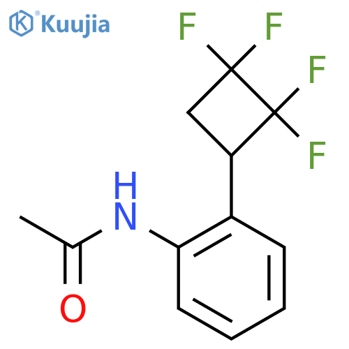N-2-(2,2,3,3-tetrafluorocyclobutyl)phenylacetamide structure