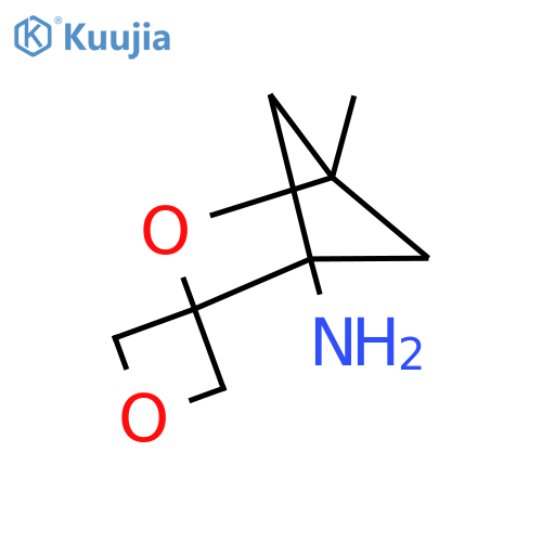1-Methylspiro[2-oxabicyclo[2.1.1]hexane-3,3'-oxetane]-4-amine structure
