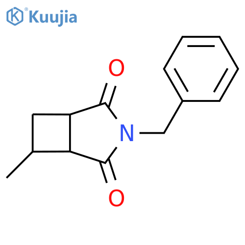 3-benzyl-6-methyl-3-azabicyclo3.2.0heptane-2,4-dione, Mixture of diastereomers structure
