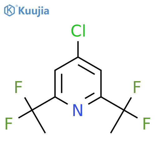 4-Chloro-2,6-bis(1,1-difluoroethyl)pyridine structure