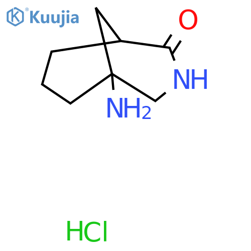5-amino-3-azabicyclo3.3.1nonan-2-one hydrochloride structure
