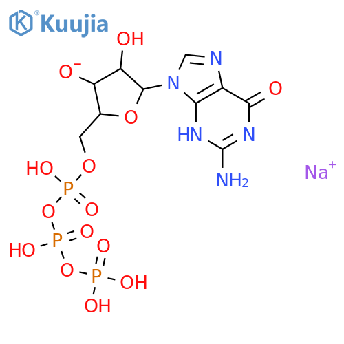 Guanosine 5'-(Tetrahydrogen triphosphate) Sodium Salt (>80%) structure