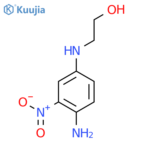 2-(4-Amino-3-nitroanilino)ethanol structure